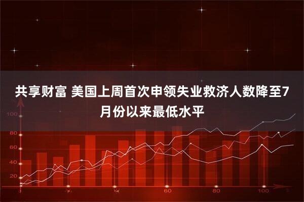 共享财富 美国上周首次申领失业救济人数降至7月份以来最低水平